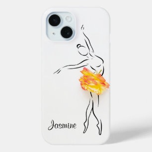 Ballerina Rose Ballett Tänzerin Personalisierter N Case-Mate iPhone Hülle