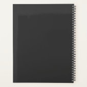 Ballerina Rose Ballett Tänzerin Personalisierter N Planer (Rückseite)