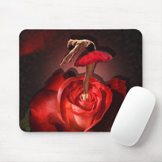 Ballerina Rose - Mousepad (Mit Mouse)
