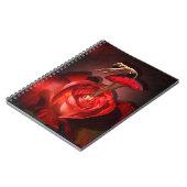 Ballerina-Rose - Notebook Notizblock (Linke Seite)