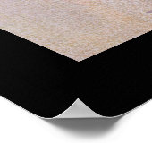 Ballerina Rote Haare Frauen Körper Rosa Rose Gold Poster (Ecke)