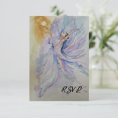 Ballerina RSVP Karte (Stehend Vorderseite)