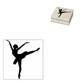 Ballerina Rubber Briefmarke Gummistempel (Stempel)