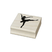 Ballerina Rubber Briefmarke Gummistempel (Stempel)