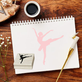 Ballerina Rubber Briefmarke Gummistempel