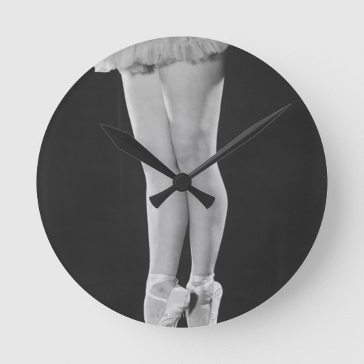 Ballerina Runde Wanduhr (Vorderseite)