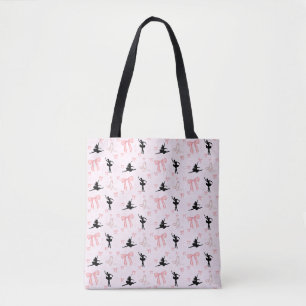 Ballerina-Schleifen und Ballett Tasche