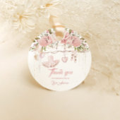 Ballerina Schuhe Blumentanz und Blumengeburtstag Geschenkanhänger