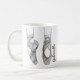Ballerina Schwarz-Weiß-Ballett Kaffeetasse