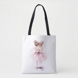 Ballerina Schwestern Umarmung des Tessins Tasche