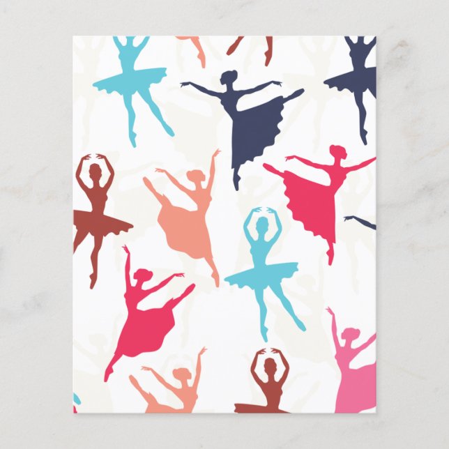 Ballerina Scrapbook Paper (Vorderseite)