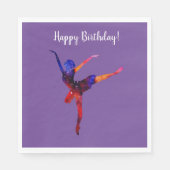 Ballerina Serviette (Vorderseite)