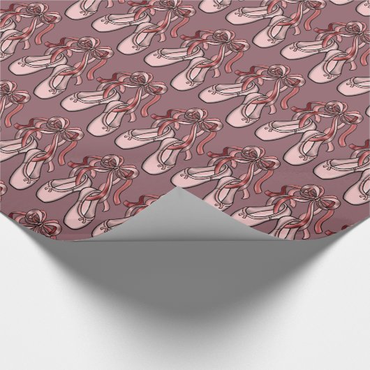 Ballerina Shoes Geschenkpapier (Ecke)