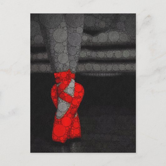 Ballerina Shoes Niedlich Ballet Postkarte