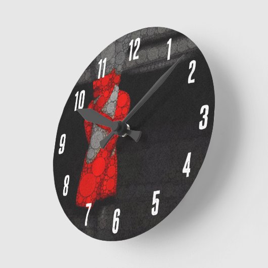 Ballerina Shoes Niedlich Ballet Runde Wanduhr (Winkel)