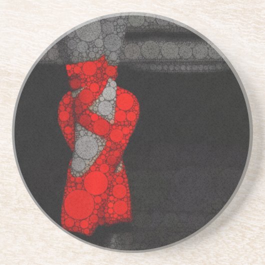 Ballerina Shoes Niedlich Ballet Sandstein Untersetzer (Vorne)