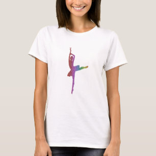 Ballerina Silhouette - Ballet Dancer T - Shirt Dan