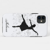 Ballerina-Silhouette iPhone 5 Fall Case-Mate iPhone Hülle (Rückseite (Horizontal))