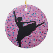 Ballerina Silhouette Ornament (Hinten)