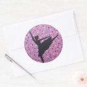 Ballerina Silhouette Stickers (Umschlag)