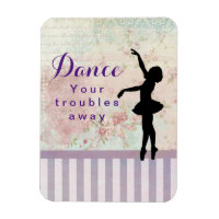 Ballerina Silhouette tanzt eure Probleme weg