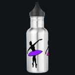 Ballerina Silhouette Tutu Tanzlehrer Ballett Edelstahlflasche<br><div class="desc">Das Design der Wasserflasche zeigt eine originelle Marker-Abbildung einer Reihe silhouettierter Balletttänzer in farbenprächtigem Neontutus. Sehen Sie nicht,  wonach Sie suchen? Brauchen Sie Hilfe bei der Anpassung? Klicken Sie auf "Kontakt mit diesem Designer",  um etwas für Sie erstellt zu haben!</div>
