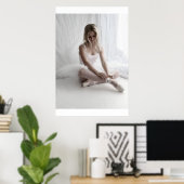 Ballerina Sitzweiche Fokussierung Poster (Heimbüro)