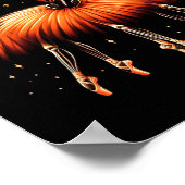 Ballerina Skelettanz Sonniges Halloween Ballett 1 Poster (Ecke)