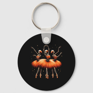 Ballerina Skelettanz Sonniges Halloween Ballett 1 Schlüsselanhänger