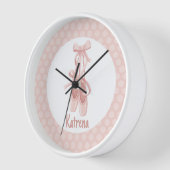 Ballerina Slippers Balletttänzerin Kinderzimmer mi Uhr (Winkel)