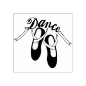 Ballerina Slippers Gummistempel (Prägung)