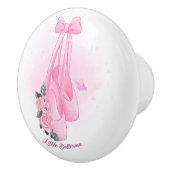 Ballerina Slippers und Rose Keramik Knoblauch Keramikknauf (Rechts)