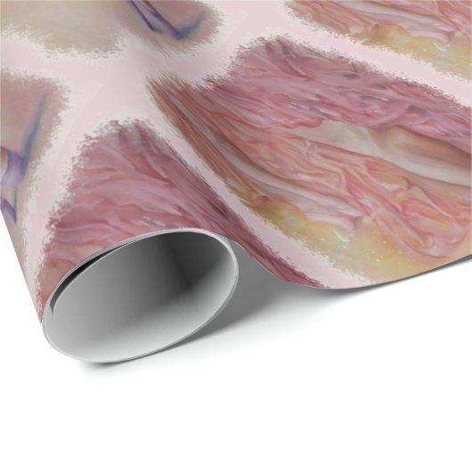 BALLERINA SOLO WRAPPING PAPIER GESCHENKPAPIER (Rolleneckpunkt)