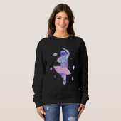 Ballerina Space Astronaut Sweatshirt (Vorne ganz)