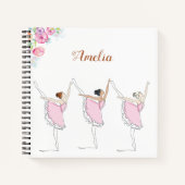 Ballerina Spiral Notebook Notizblock (Vorderseite)