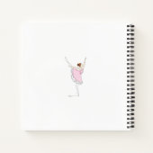 Ballerina Spiral Notebook Notizblock (Rückseite)