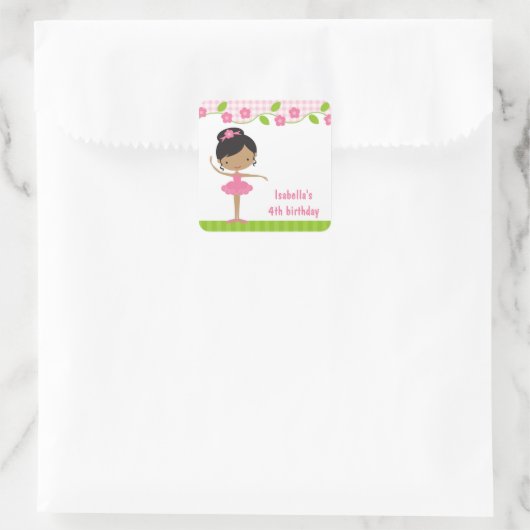 Ballerina Sticker (Tasche)
