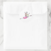 Ballerina Strichmännchen Angel Sticker (Tasche)