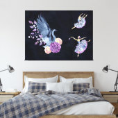 Ballerina Swan Dance Leinwanddruck (Insitu (Schlafzimmer))