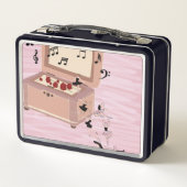 Ballerina Symphonie in einer Box Metall Brotdose (Rückseite)