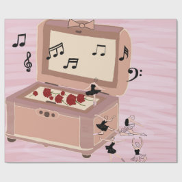 Ballerina Symphony in a Box - Ballerina Art Geschenkpapier