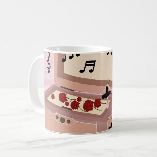 Ballerina Symphony in a Box - Ballerina Art Kaffeetasse (Vorderseite Links)