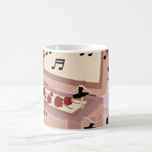 Ballerina Symphony in a Box - Ballerina Art Kaffeetasse (Mittel)