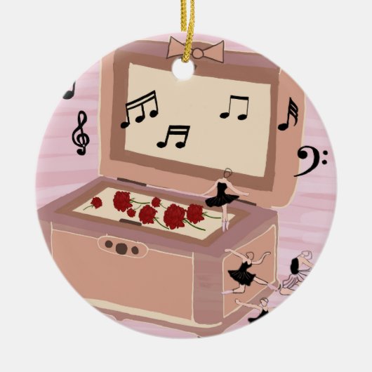 Ballerina Symphony in a Box - Ballerina Art Keramik Ornament (Vorne)
