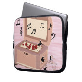 Ballerina Symphony in a Box - Ballerina Art Laptopschutzhülle (Vorderseite Links)