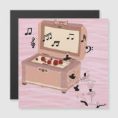 Ballerina Symphony in a Box - Ballerina Art Magneteinladung (Vorne/Hinten)