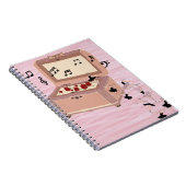 Ballerina Symphony in a Box - Ballerina Art Notizblock (Rechte Seite)