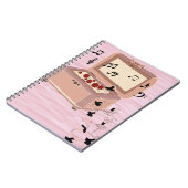 Ballerina Symphony in a Box - Ballerina Art Notizblock (Linke Seite)