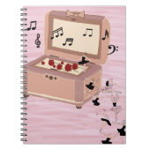 Ballerina Symphony in a Box - Ballerina Art Notizblock (Vorderseite)