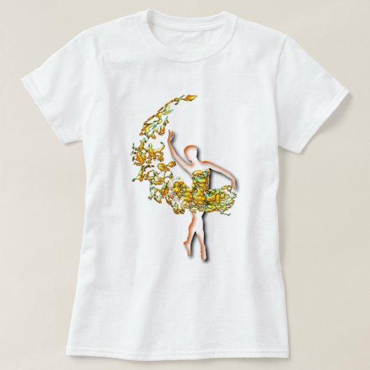 Ballerina T - Shirt Ballet Dancer (Design vorne)